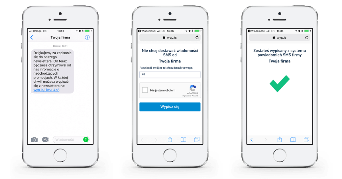 System Opt-out autorstwa SMSAPI - Wyp.is