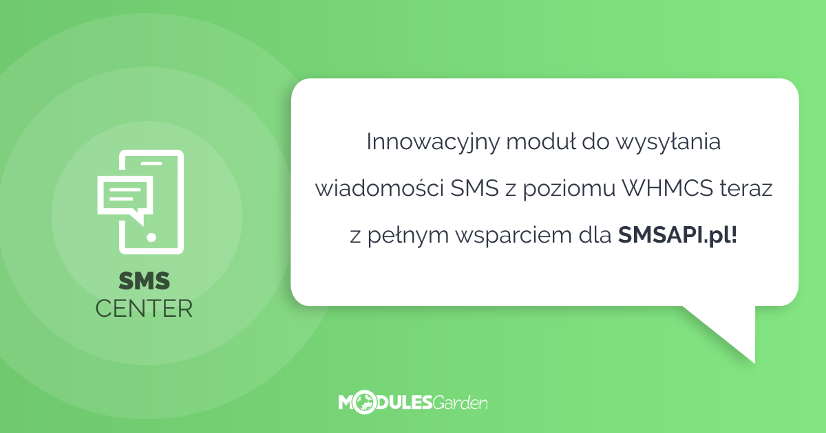 Jak uruchomić komunikację SMS w WHMCS? Rozmowa z Piotrem Dołęgą z ModulesGarden