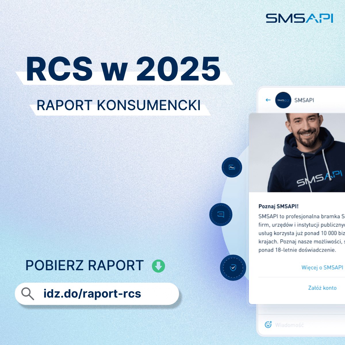 Pobierz raport RCS w 2025 od SMSAPI