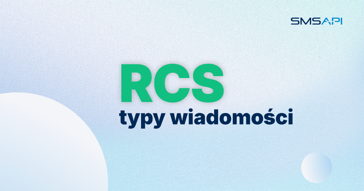RCS typy wiadomości